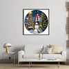 >SALE<Full Embroidery Eco-cotton Thread 11CT Printed Xmas Snowman Cross Stitch 40x40cm