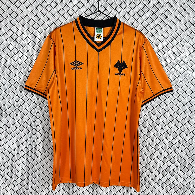 Wolves 1985/86 Retro Home Football Jersey