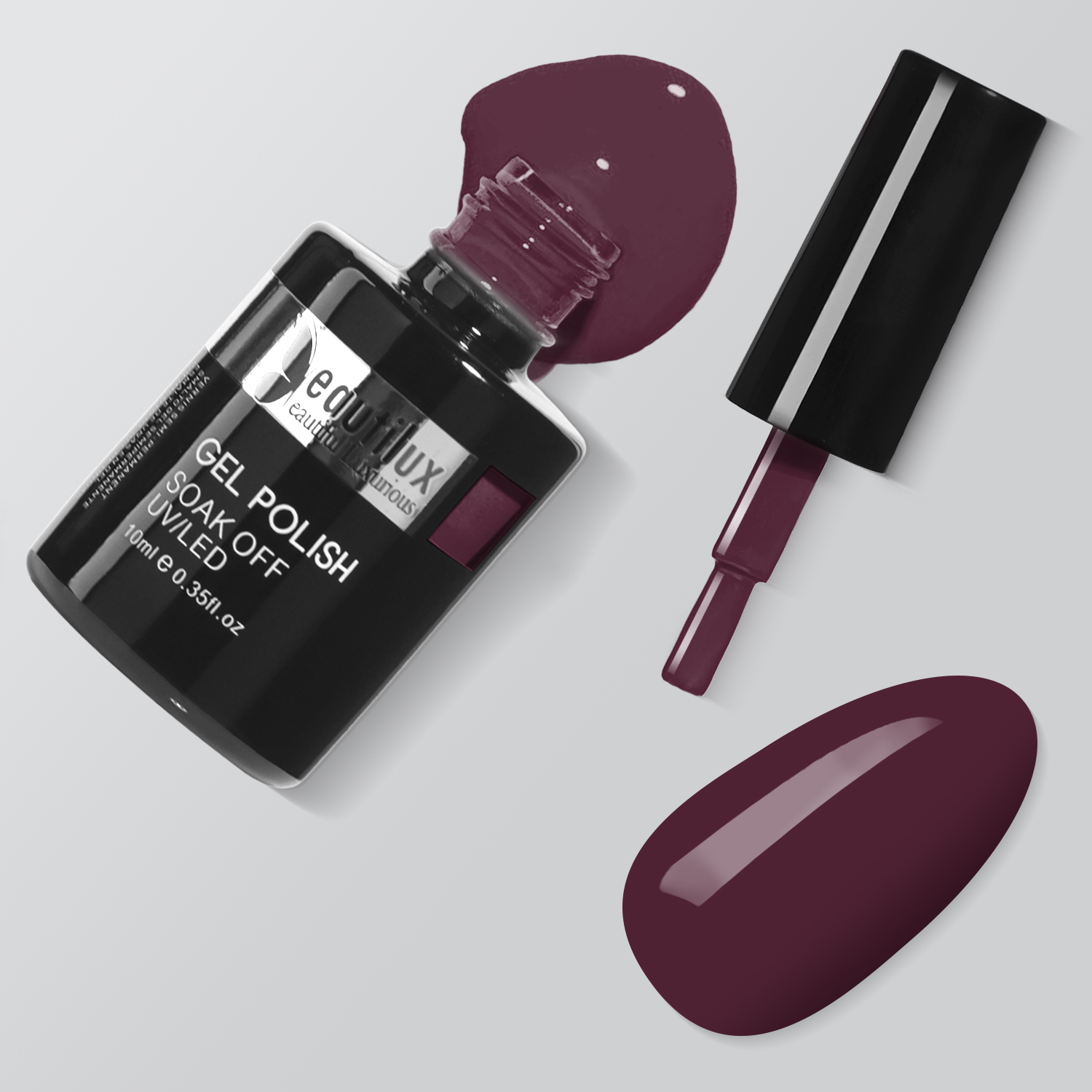 HEMA& TPO Free Nail Gel Polish Color 10ml Winter Collection-Groseille