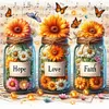 (US Local)Sunflower-Paint By Numbers Kit(40x40cm)