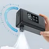 Fast Inflate Portable Pocket Bike Pump with Digital Gauge Bicycle Pump Auto Stop