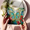 6Pcs Diamond Painting Greeting Card Butterfly Diamond Handmade Card for Friends