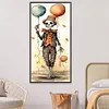 Cr&acirc;ne Avec Ballon-Perceuse Ronde Peinture Diamant-30*70CM (Grande Taille)