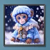 【Limited Stock Sale】Zodiac Monkey-Paint by Numbers Acrylic Painting 40*40CM