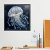 Diamond Painting -DIY Round Drill Jellyfish(40x40cm)
