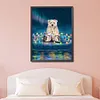 Diamond Painting -DIY Full Square Drill Lights Bear