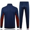 Joyfball 2024/2025 England Long Zipped Jacket Royal Blue Football Jersey 1:1 Thai Quality Set