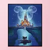 11CT Counted/Stamped Cross Stitch - - Mickey And Minnie 40*50cm