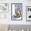 Santa Claus -16CT Stamped Cross Stitch Kit(33*49cm)