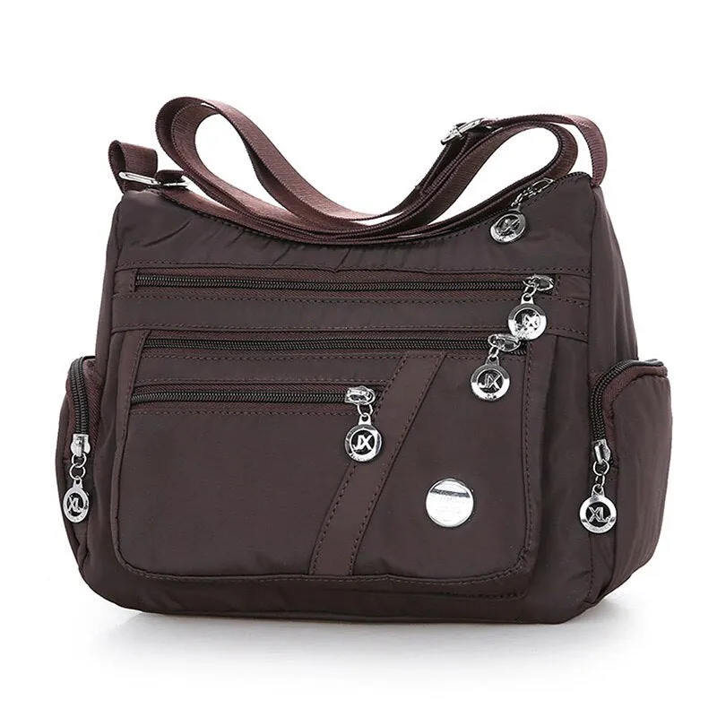 New Shoulder Messenger Bag Women Fashion Waterproof Nylon Oxford Crossbody Bag High Quality Messenger Handbags Travel Wallet