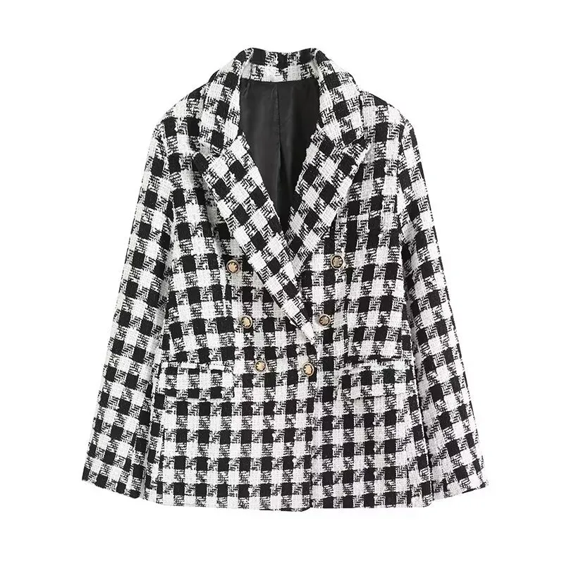 Nigikala Nigikala Women's 4 Color Texture Double Buckle Long Blazer Women K2 New Autumn
