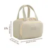Quilted Insulated Food Container Water-Resistant Lightweight Lunch Bags for Work