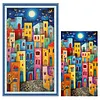 (US Local)House-11CT Stamped Cross Stitch Kit(40x70cm)