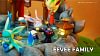 GK Scale Pokemon Ecological Landscape Series Eevee Family Hot Springs with LED - Pokemon Resin Statue - TiaoTiao Hall Studio