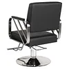 [US Local Warehouse] Hairdresser Barber Salon Chair Capacity 420 Lbs Barber Chair with Heavy Duty Hydraulic Pump 360 Swivel Adjustable Styling Equipment for Barbershop Home Hairdresser (Silver)