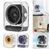 Desk Fan LED Display Portable Table Desktop Air Circulator Fan Quiet Small Fan