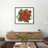Rose - 9CT Partial Beaded Cross Stitch Kit(27x24cm)