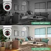  E26 Bulb Camera 5MP WiFi 2.4GHz 5GHz Pan/Tilt 10X Zoom Automatic Tracking Color Night Motion Detection 2-Way Audio SD Card Recording