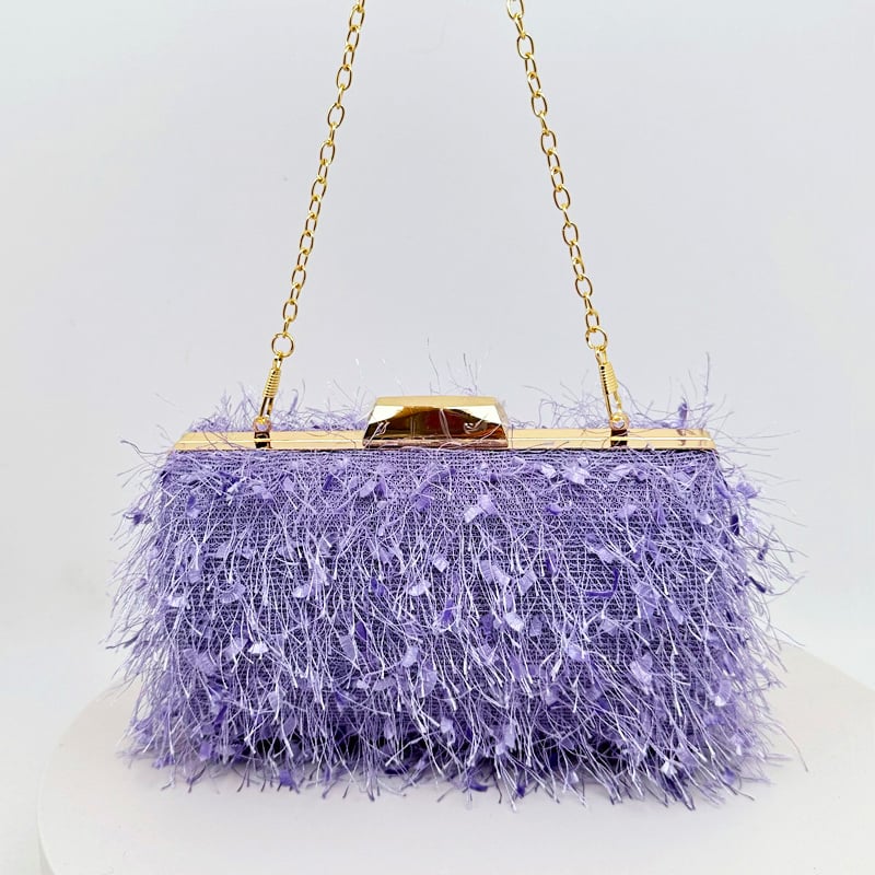Andromeda Square Tassel Clutch Flowering Girl