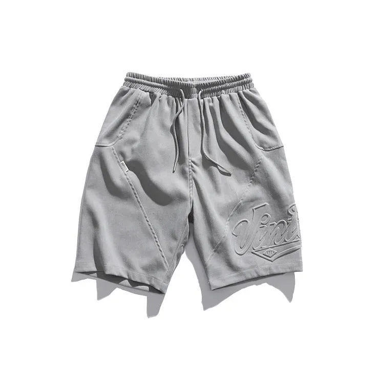 Man Summer Shorts Wide Leg Loose Sports Shorts
