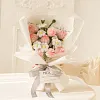 DIY Handmade Twist Stick Craft Flower Bouquet Chenille Stems Craft Pipe Cleaners Gift Decor Set