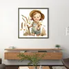 Farm Baby - 18CT Stamped Cross Stitch 25*25cm/9.84*9.84in