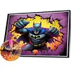 Batman Wall-Full Round Diamond Painting 40*35CM
