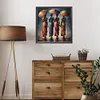 (US Local)Paint By Numbers Kit On Canvas DIY Oil Art Girl Picture Home Wall Decor40x40cm