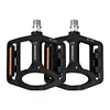 Double DU Bicycle Pedal Waterproof Alloy Pedal Anti-Slip Widened Nail Pedal