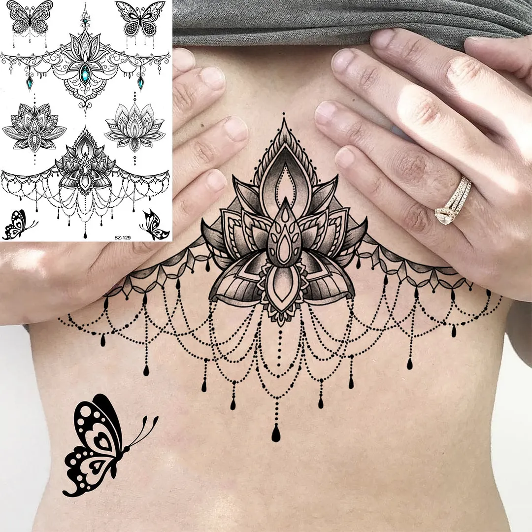 Realistic Knight Tribal Armband Temporary Tattoos For Men Adult Lion Wings Shield Fake Tattoo Body Art Unique Tatoos Large