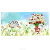 8 PCS Thanks Daily - 5D DIY Greeting Card