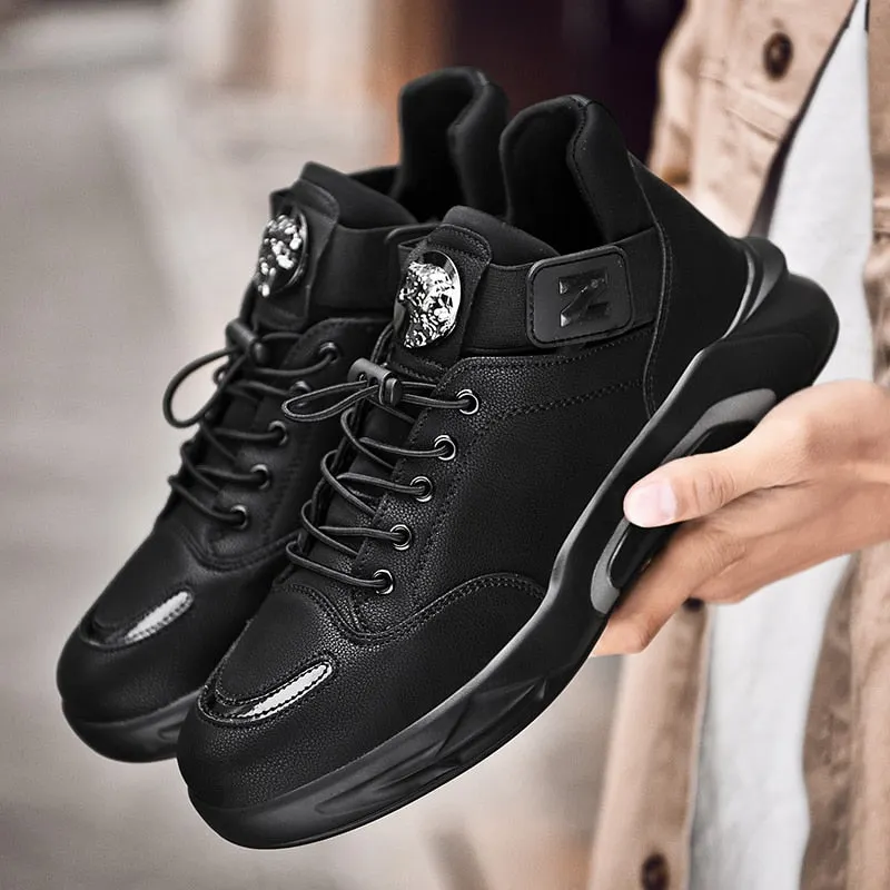 Nine o'clock Fashion All-match Men Shoes Winter Warm Lined Male Casual Footwear Outdoor Quality Sneakers Trend Wear-resisting