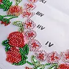 DIY Flower Special Shaped Diamond Painting Clock