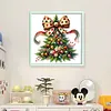 Bow Christmas Tree-11CT Stamped Cross Stitch 40*40cm/15.75*15.75in