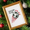12pcs Football 5D DIY Square Drill Diamond Painting Kits for Adults Beginners Home Decor Diamonds Paintings Gem Art 5.91x7.09in