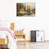 (Big Size)Riverside Cottage-Stamped Cross Stitch 11CT 43*60cm/16.93*23.62in