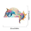 (US Local)Dolphin  Diamond Painting Door Corner Sign DIY Door Frame Decoration