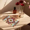 Acrylic Special Shaped Mandala Pattern 5D Diamond Painting Tray Art Craft Decor