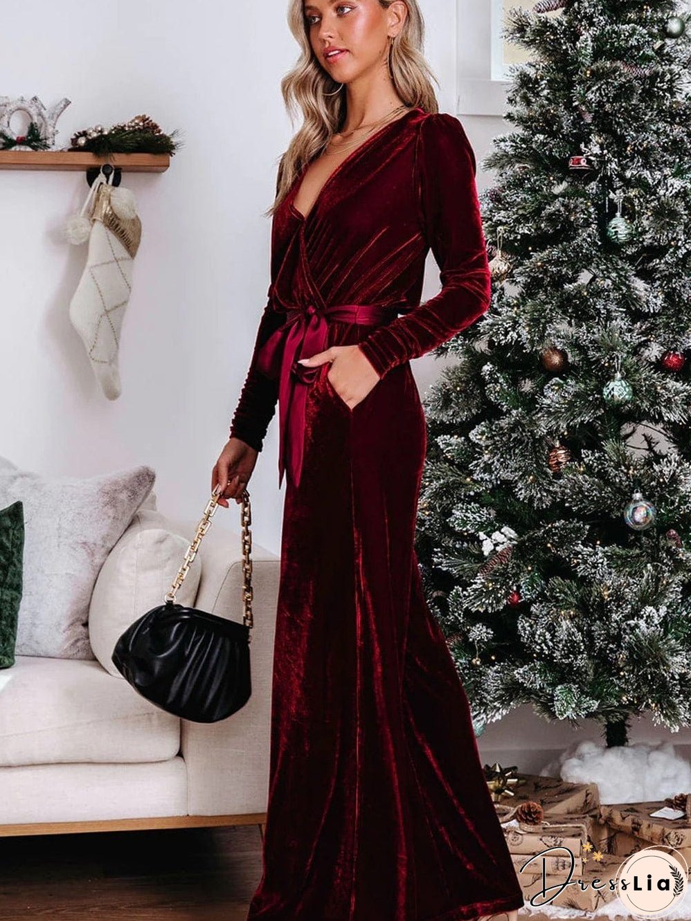 Velvet Jumpsuit: New Year's Eve Ready