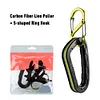 Hanging Luya Carbon Bottom Cable Puller Non-Slip Sea Fishing Line Protector Tool