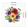 Flower - 9CT Partial Beaded Cross Stitch Kit(31x31cm)