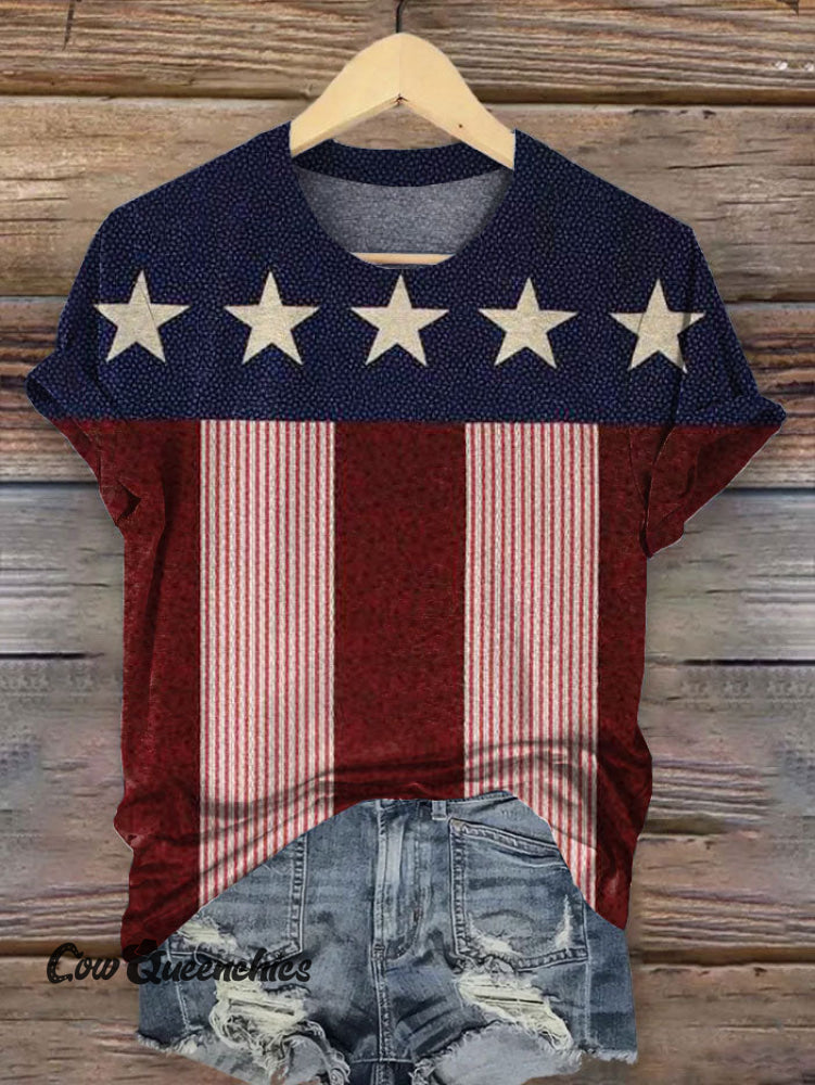 Vintage Art Print T-shirt Multicolor / S