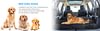 Dog Seat Cover for Back Seat, 100% Waterproof Dog Car Seat Covers with Mesh Window, Scratch Prevent Antinslip Dog Car Hammock, Car Seat Covers for Dogs, Dog Backseat Cover
