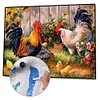 Flower Chicken - Paint by Numbers Acrylic Painting 40x50cm(HOT)
