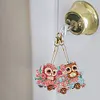 5Pcs DIY Diamond Painting Owl Keychain