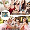 (US Local)Flower 5D DIY Diamond Painting Wallet Diamond Painting Card Holder Coin Purse