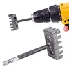 86-Type Square Hole Cutter Socket Puncher Rectangle Slot Cutout Saw Punch Tool