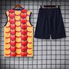 2024/2025 Barcelona pre-match training Yellow-Red Jersey+Shorts 1:1 Thai Quality