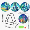 4PCS Acrylic Diamond Painted Placemats Eco-Friendly Placemat (Lighthouse)