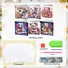 (US Local)6PCS Bear DIY Diamond Art Greeting Cards Congratulations Cards & Gifts
